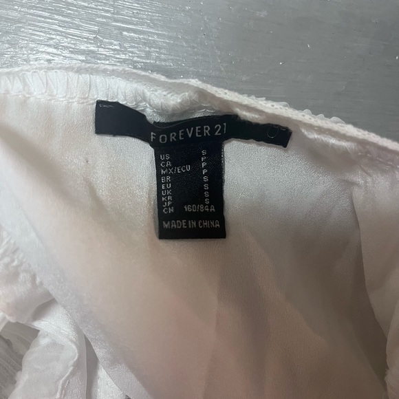 White Ruffled Dress - Picture 2 of 2